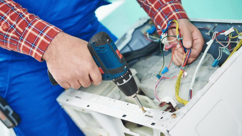 Kızılcahamam Finlux Finlux çamaşır makinesi kart tamiri – Su almama arızası orijinal parça ile giderildi. - Teknik servis örneği