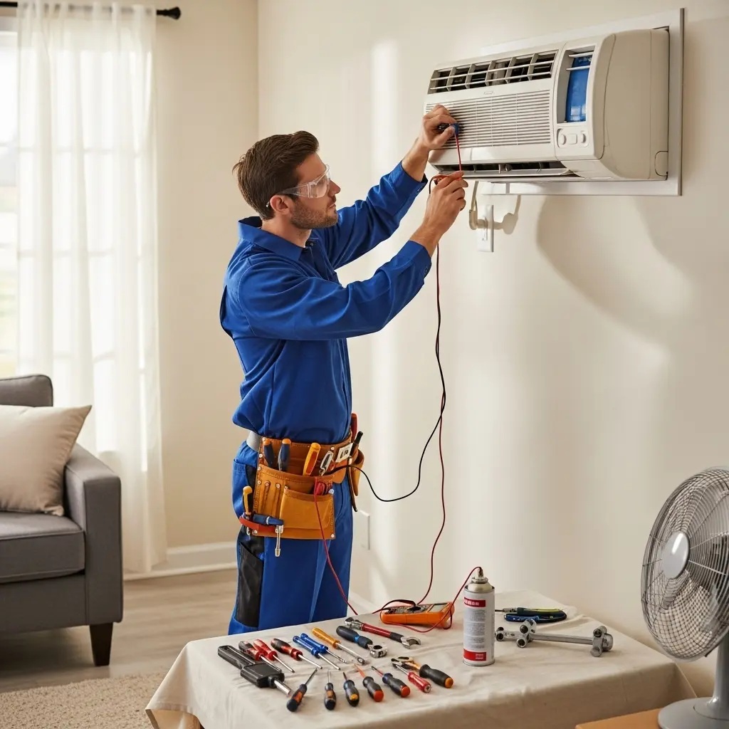 Kızılcahamam Finlux Finlux klima gaz dolumu ve bakım – Enerji verimliliği artırıldı. - Teknik servis örneği